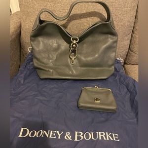 Dooney & Burke grey shoulder bag